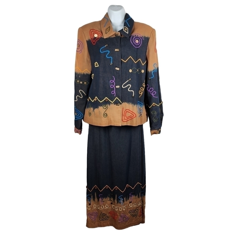STONEBRIDGE VINTAGE JACKET AND SKIRT SET